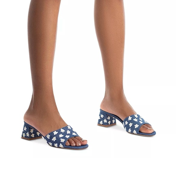 Larroude Brigitte Slip On High Heel Sandals